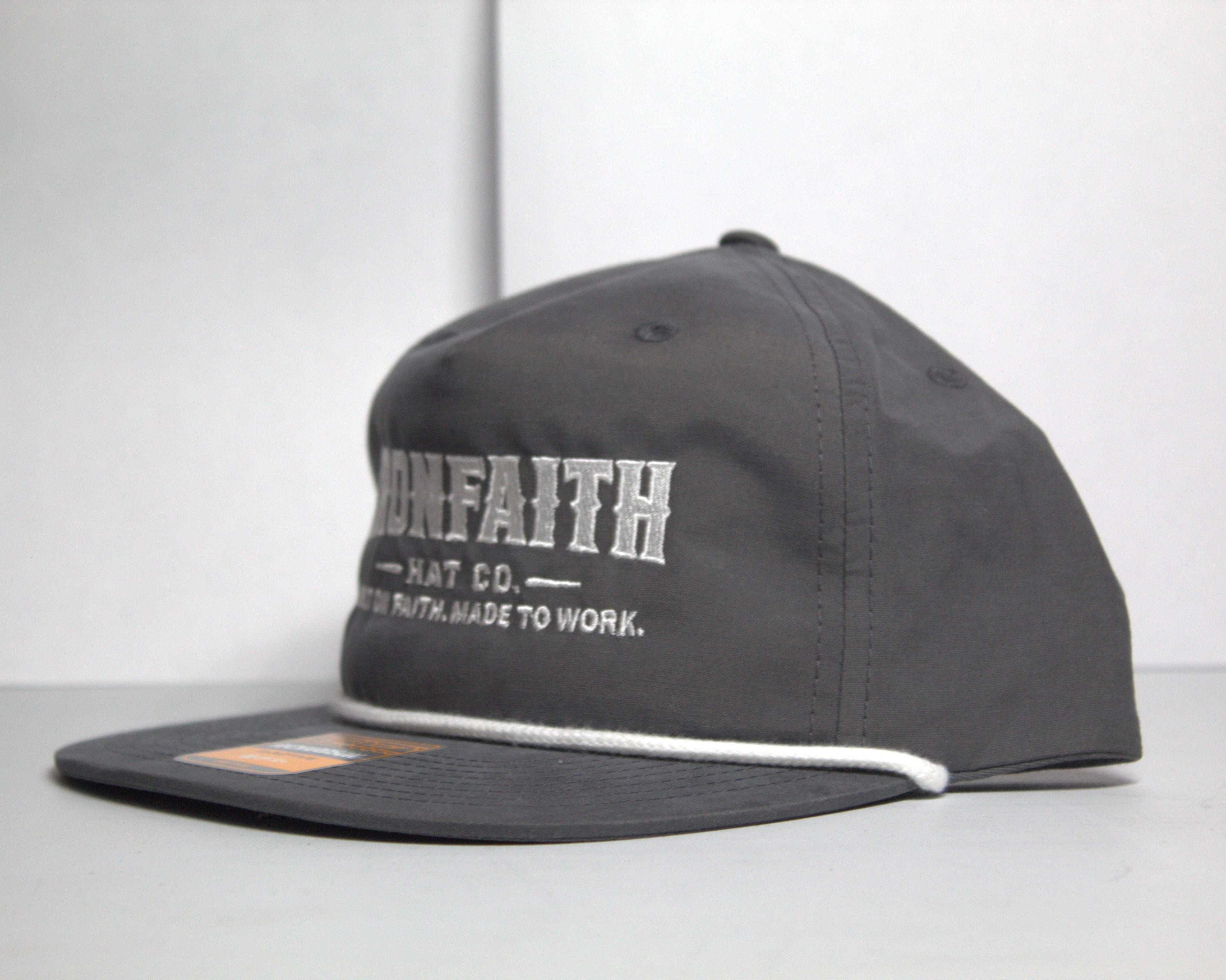 Richardson 256 Charcoal Wordmark