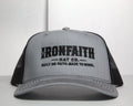 Richardson 112FP Heather Grey/Black Wordmark